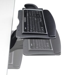 Ergospace level Up tastaurskuff med musebord, sort