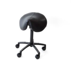 Kenson Flexsadel, m/skinn m/hjul, Black