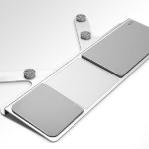 Matting Jobmate Touch Silver Ergonomisk mus styreplate