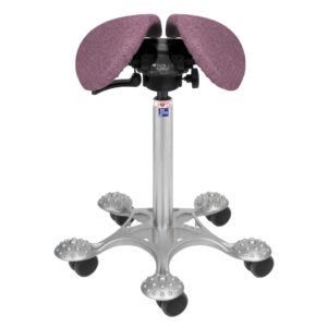 Salli SwingFit i stoff Fate 07 dus rosa, Silver base fotkryss
