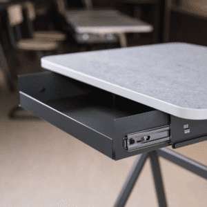 Matting Shelf Oppbevaringsskuff grå til Stand Up Desk