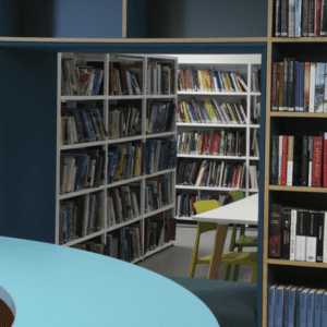 Bibliotekinnredning for små rom