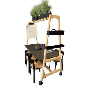 Nova wood, mobilt møtebord 180x90cm